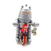 Charmgle Retro Spring Wind-Up Tin Toys, Bell Ring Moving Robot Theme Clockwork Toy Party Favor Vintage Toy Adult Collection Gifts MS013 view 3