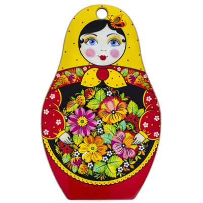 BestPysanky Matryoshka Doll Decorative Wooden Cutting Board