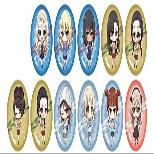 Girls & Panzer Final Chapter Trading Tin Badge Vol. 3 Box