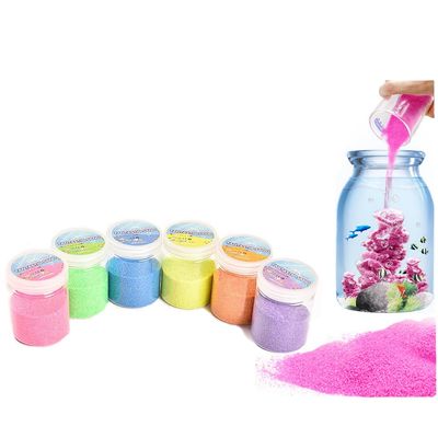 XIAOHONG 12 Pack Magic Sand, 4lbs - Atlantis Sand, Fantastic Sand Never Gets Wet Magic Sand - Amazing Hydrophobic Space Sand,Colored Play Sand Toys for Kids & Adults - 6 Colors