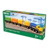 BRIO 33982 Three-Wagon Cargo Train - Kid-Friendly Wooden Toy Train | Engaging Play Experience | Compatible with All Railway Tracks | Ideal for Kids Age 3 & Up | FSC-Certified Materials view 2