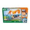 BRIO 33973 Smart Tech Sound Action Tunnel Station | Wooden Toy Train Set for Kids Age 3 and Up view 1