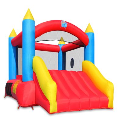 ACTION AIR Bounce House, Inflatable Bouncer Without Air Blower, 450W/0.6HP Blower Needed to Operate, Durable Sewn with Extra Thick Material