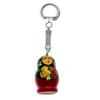 BestPysanky Strawberry Nesting Doll Wooden Key Chains 4 Inches view 1