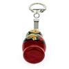 BestPysanky Strawberry Nesting Doll Wooden Key Chains 4 Inches view 2