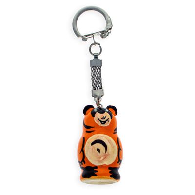 BestPysanky Bear Wooden Key Chains 4 Inches