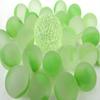 Big Game Toys~25 Glass Marbles Moon Glow Green/Yellow Speckled Classic Style Game Pack (24 Player, 1 Glow in The Dark Shooter) Decor/Vase Filler/Aquarium Shooter Patch MIB view 1