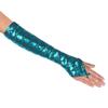 Boland 51027 Mermaid Gloves for Adults, One Size, Scale Pattern, Underwater World, Accessory, Theme Party, Carnival view 3