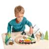 Tender Leaf Toys - Mountain Pass Stack - Stacking Train Tunnel Toy Set for Children - Develop Fine Motor Skills and Creativity for Age 3+ view 4