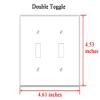 Switch Plate Double Toggle - Japan Saitama Butterfly Insect Natural Bug view 2