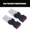 2Pairs T Plug to Big Tamiya Connector Female Male Adapter Wireless Connectors for RC FPV Drone Car Truck Lipo NiMH Battery Charger ESC view 3