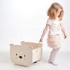 Tender Leaf Toys - Pull Along Bear Cart for Kids - Wooden Cart with Wheels for Moving Play Toys Books for Kids 3 Years+ view 2