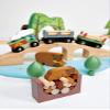 Tender Leaf Toys - Wild Pines Train Set - 95 Pieces Wooden Train & Bridge Set for Kids, Toddler Boys & Girls - Compatible with Most Toy Trains - Age 3+ view 3