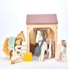 Tender Leaf Toys - The Stables - 13 Pcs Imaginative Horse Stables Play Set with and Accessories - Animal Learning Pretend Play and Promote Creativity - Age 3+ view 2