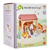 Tender Leaf Toys - The Stables - 13 Pcs Imaginative Horse Stables Play Set with and Accessories - Animal Learning Pretend Play and Promote Creativity - Age 3+ view 3