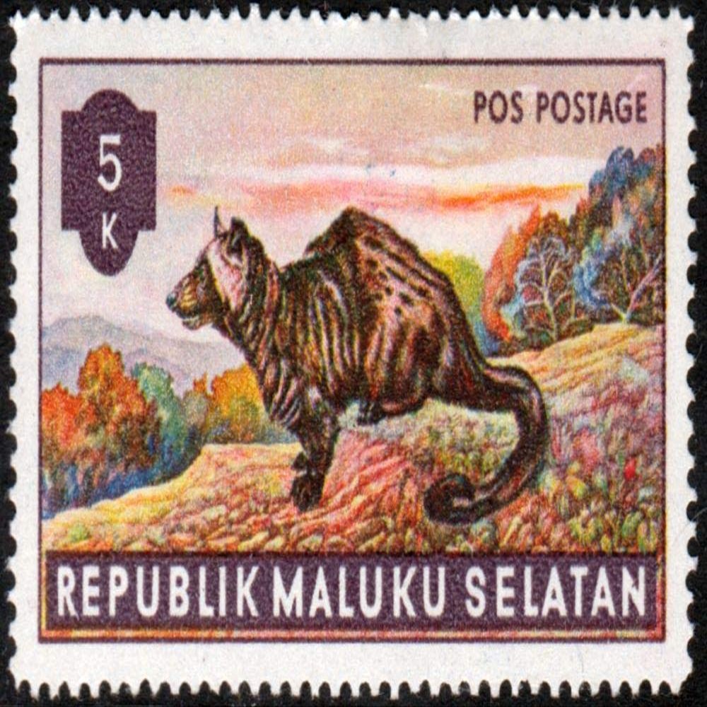 1953 Wild Animal 5K Republic Maluku Selatan Postage Stamp