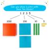 Simply magic 131 PCS Base Ten Blocks for Math - Place Value Blocks, Base 10 Math Manipulatives K-3, Math Counters, Number Blocks, Math Cubes for Kids, Counting Blocks - Kindergarten 1st 2nd 3rd Grade view 4