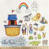 Noah's Ark Basic Felt Set for Bible Flannel Board Stories 23 Pieces Activity Pages Story Precut Figures view 2