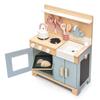 Tender Leaf Toys - Mini Chef Home Kitchen - Wooden Kitchenette Fully Equipped with Accessories for Pretend Cooking - Develops Social, Creative & Imaginative Skills - Learning Role Play - Age 3+ view 1