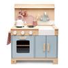 Tender Leaf Toys - Mini Chef Home Kitchen - Wooden Kitchenette Fully Equipped with Accessories for Pretend Cooking - Develops Social, Creative & Imaginative Skills - Learning Role Play - Age 3+ view 2