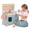 Tender Leaf Toys - Mini Chef Home Kitchen - Wooden Kitchenette Fully Equipped with Accessories for Pretend Cooking - Develops Social, Creative & Imaginative Skills - Learning Role Play - Age 3+ view 3