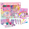 YOYTOO Unicorn Gifts for Girls 5 6 7 8 9 10-12 Years Old, Kids Unicorn Stationery Set with Secret Diary, Stamps, Pens, Journal Notebook Birthday Gifts for Little Girls view 1