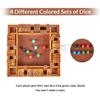 ApudArmis 4-Way Shut The Box, Large Wooden Board Game Set with Dice, 4 Ways Play Shut-The-Box for Teens Learning Addtion Adults Classroom Home Party Pub (12 in) view 3