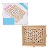 Maze Game Marble Board Game, Brain Training Educational Maze Wood Magnetic Puzzle Ball Educational Toys for Exercising Thinking Ability, Creativity for 14 Years Children view 4