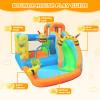 Doctor Dolphin Inflatable Water Slide, Bounce House with Slide for Wet and Dry, Water Bounce House with Blower, Inflatable Water Park Bouncy House for Kids Outdoor Bee Theme Bouncy Castle Water Toy view 4