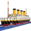 BIDIUTOY Titanic Ship Model Building Block Set, 3D Puzzle Sets DIY Educational Toys, Bricks Toy, with 1860Pcs Micro Mini Blocks, Ideal Gift for Kids and Adults view 1