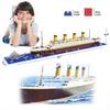 BIDIUTOY Titanic Ship Model Building Block Set, 3D Puzzle Sets DIY Educational Toys, Bricks Toy, with 1860Pcs Micro Mini Blocks, Ideal Gift for Kids and Adults view 2