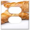Switch Plate Outlet Cover - Croissant Croissants Baking Breakfast Nutrition view 1