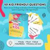 101 Conversation Cards for Kids - Family Question Games for Kids and Adults, Christmas Dinners, Game Nights, Holiday Gatherings & Gifts - Prompts for Confidence, Social Skills & Meaningful Connection view 2