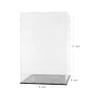 Clear Acrylic Display Case-Assemble Countertop Box for Display-Clear Display Box,Dustproof Protection Showcase for Toy Collectibles (8x8x12inch) view 2