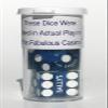19mm Craps Dice Pair Matching Serial Numbers - Authentic Las Vegas Casino Table-Played Dice (Bally's (Blue Frosted)) view 2