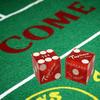 19mm Craps Dice Pair Matching Serial Numbers - Authentic Las Vegas Casino Table-Played Dice (Tropicana (Red Frosted)) view 3