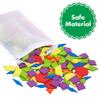 SpriteGru 300 PCS Wooden Pattern Blocks Set for Kids with 24 Double-Sided Design Cards(48 Patterns) and Storage Bag in Gift Box,Fun Montessori Learning Toys view 2