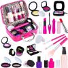 Tepsmigo Pretend Makeup Kit for Girls, Kids Pretend Play Makeup Set - with Cosmetic Bag for Birthday Christmas, Toy Makeup Set for Toddler, Little Girls Age 3+(Not Real Makeup) view 1