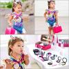 Tepsmigo Pretend Makeup Kit for Girls, Kids Pretend Play Makeup Set - with Cosmetic Bag for Birthday Christmas, Toy Makeup Set for Toddler, Little Girls Age 3+(Not Real Makeup) view 2