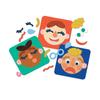 Manhattan Toy Making Faces 34-Piece Bilingual Emotion Toy for Kids 3 Years and Up for English and French Learning view 1