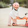 Scoot & Ride 2-in-1 Ride-On & Stand Kids Scooter, Ages 1 to 5, Highwaykick 1, Peach view 4
