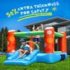 ACTION AIR Bounce House, Inflatable Bounce House with Air Blower, Bouncy Castle with Durable Sewn and Extra Thick, Family Backyard Jump House, Great Gift for Kids view 2