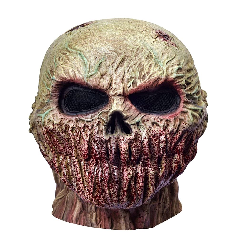 RAPGET Horror Mask Zombie Mask Creepy Mask Old Man Mask Halloween Novelty Costume Party Latex Full Head Mask