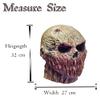 RAPGET Horror Mask Zombie Mask Creepy Mask Old Man Mask Halloween Novelty Costume Party Latex Full Head Mask view 4
