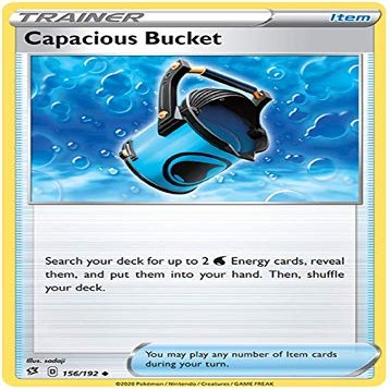 Capacious Bucket - 156/192 - Uncommon - Reverse Holo