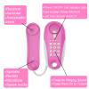 Kids' Play Phone with Real Ring Sounds, Pretend Play Telephone, 23 ft Ultra-Long Phone Line for Chatting and Learning, Toddler Communication Skill Toys, Gift view 4