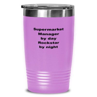 Supermarket Manager by day Rockstar by night