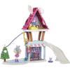 Mattel Enchantimals Hoppin Ski Chalet (25-in) with Bevy Bunny Doll (6-in) & Jump Animal Figure, with 5 Areas of Play, Go up Lift & Slide Down Slope, Makes a Great Gift for Kids Ages 3-8 Year Olds view 2