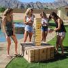 GoSports 5 ft Giant Wooden Toppling Tower - Includes Bonus Rules with Gameboard - Choose Your Style view 2