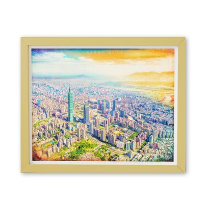 Pintoo Jigsaw Puzzles 2000 Piece for Adults - Wonderful Moment of Taipei Beautiful Plastic Puzzle for Home Decor Zero Dust Easy Storage [H2326]
